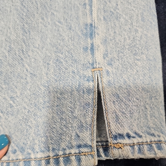 American Eagle Outfitters Blue Flare Wide Leg Jeans - Picture 9 of 12